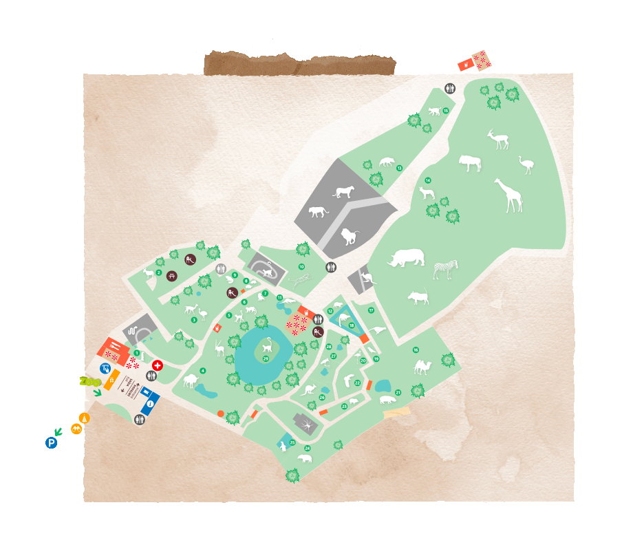 Mapa Zoo Santo Inácio